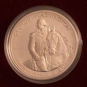 George Washington 90%silver commemorative half-dollar